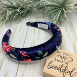 Multicolored Floral Padded Headband by NOCHKA - NOCHKA