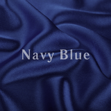 Navy Blue Pure Silk Headband - NOCHKA