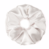 Off White Regular Scrunchie – 100% Pure Mulberry Silk, Perfect for All Hair Types - NOCHKA