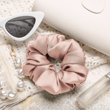 Pale Blush Regular Scrunchie – 100% Pure Mulberry Silk, Perfect for All Hair Types - NOCHKA