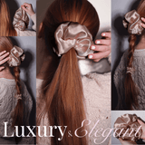 Pale Mauve Jumbo Scrunchie – 100% Pure Mulberry Silk, Perfect for All Hair Types - NOCHKA