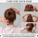 Paprika Regular Scrunchie – 100% Pure Mulberry Silk, Perfect for All Hair Types - NOCHKA