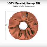 Paprika Regular Scrunchie – 100% Pure Mulberry Silk, Perfect for All Hair Types - NOCHKA