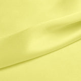 Pastel Yellow 100% Pure Mulberry Silk Fabric 19mm 44" Width Pre - Cut Silk Fabric - NOCHKA