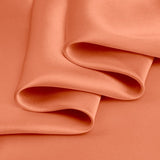 Peach 100% Pure Mulberry Silk Fabric 19mm 44" Width Pre - Cut Silk Fabric - NOCHKA