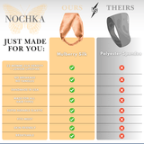 Peach Pure Silk Headband - NOCHKA