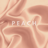 Peach Regular Scrunchie – 100% Pure Mulberry Silk, Perfect for All Hair Types - NOCHKA