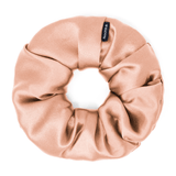 Peach Regular Scrunchie – 100% Pure Mulberry Silk, Perfect for All Hair Types - NOCHKA