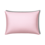 Pink Striped 100% Pure Mulberry Silk Pillowcase - Envelope - NOCHKA