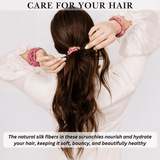 Punch Ultra Skinny Scrunchie – 100% Pure Mulberry Silk, Perfect for All Hair Types - NOCHKA