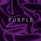 Purple Skinny Scrunchie – 100% Pure Mulberry Silk, Perfect for All Hair Types - NOCHKA