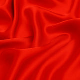 Red 100% Pure Mulberry Silk Fabric 19mm 44" Width Pre - Cut Silk Fabric - NOCHKA