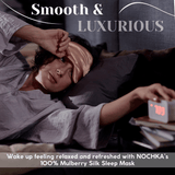 Rose Gold Pure Silk Sleep Mask Set - NOCHKA
