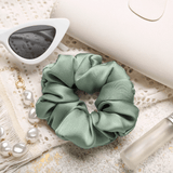 Seagrass Regular Scrunchie – 100% Pure Mulberry Silk, Perfect for All Hair Types - NOCHKA