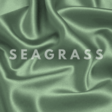 Seagrass Skinny Scrunchie – 100% Pure Mulberry Silk, Perfect for All Hair Types - NOCHKA