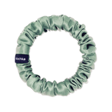 Seagrass Ultra Skinny Scrunchie – 100% Pure Mulberry Silk, Perfect for All Hair Types - NOCHKA