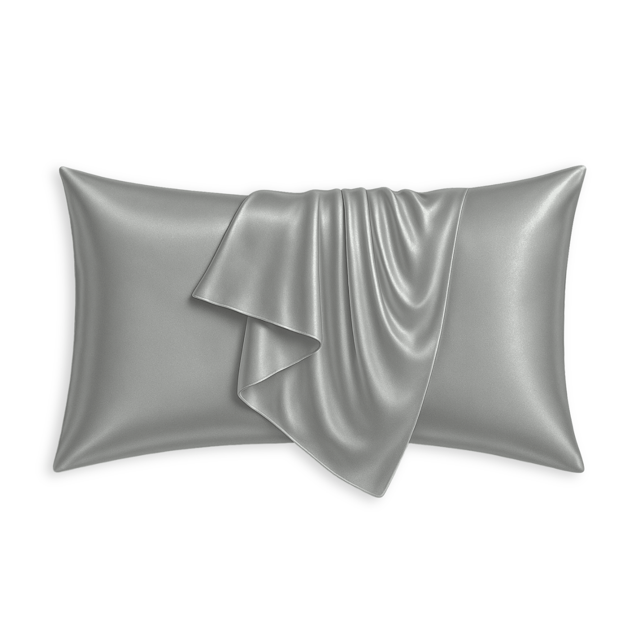 Silver 100% Pure Mulberry Silk Pillowcase - Envelope - NOCHKA