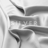 Silver Pure Silk Headband - NOCHKA