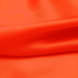 Spicy Orange 100% Pure Mulberry Silk Fabric 19mm 44" Width Pre - Cut Silk Fabric - NOCHKA