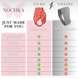 Strawberry Pure Silk Headband - NOCHKA