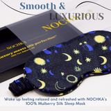 Sun & Moon Pure Silk Sleep Mask - NOCHKA
