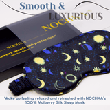 Sun & Moon Pure Silk Sleep Mask - NOCHKA