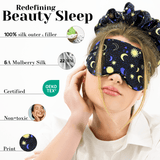 Sun & Moon Pure Silk Sleep Mask - NOCHKA