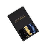 Sun & Moon Ultra - Skinny Silk Scrunchies (Set of 5) - NOCHKA