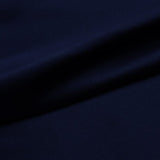 Super Dark Blue 100% Pure Mulberry Silk Fabric 19mm 44" Width Pre - Cut Silk Fabric - NOCHKA