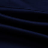 Super Dark Blue 100% Pure Mulberry Silk Fabric 19mm 44" Width Pre - Cut Silk Fabric - NOCHKA