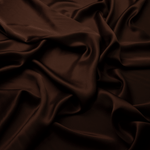 Super Dark Brown 100% Pure Mulberry Silk Fabric 19mm Cut - to - Size Silk Fabric - NOCHKA