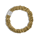 Super Ultra Thin 100% Mulberry Silk Scrunchie - Silver - NOCHKA