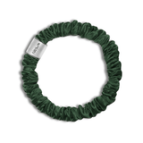 Super Ultra Thin 100% Mulberry Silk Scrunchie - Silver - NOCHKA
