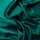 Teal 100% Pure Mulberry Silk Fabric 19mm 44" Width Pre - Cut Silk Fabric - NOCHKA