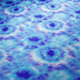 Tie Dye in Blue Print 100% Pure Mulberry Silk Fabric 19mm 54" Width Pre - Cut Silk Fabric - NOCHKA