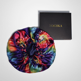 Tie Dye Pure Mulberry Silk Bonnet – Reversible & Durable - NOCHKA