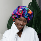 Tie Dye Pure Mulberry Silk Bonnet – Reversible & Durable - NOCHKA