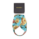 Vintage Floral Pure Silk Headband - NOCHKA