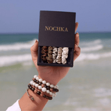 Wheat Shades Ultra - Skinny Silk Scrunchies (Set of 5) - NOCHKA