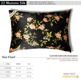 Wild Rose 100% Pure Mulberry Silk Pillowcase - Envelope - NOCHKA