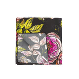 Wild Rose Mulbery Silk Square Scarf - NOCHKA