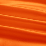 Orange 100% Pure Mulberry Silk Fabric 19mm 44" Width Pre-Cut Silk Fabric
