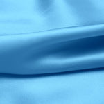 Baby Blue 100% Pure Mulberry Silk Fabric 19mm 44" Width Pre-Cut Silk Fabric
