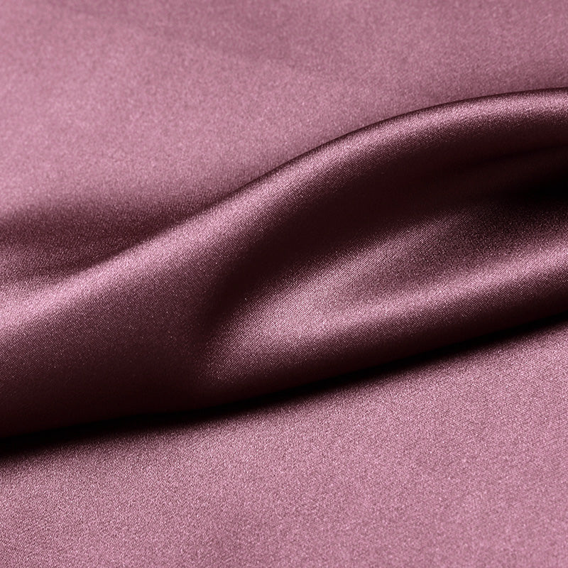 Mauve 100% Pure Mulberry Silk Fabric 19mm 44" Width Pre-Cut Silk Fabric
