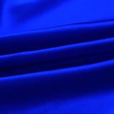 Royal Blue 100% Pure Mulberry Silk Fabric 19mm 44" Width Pre-Cut Silk Fabric
