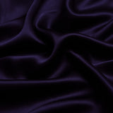 Deep Purple 100% Pure Mulberry Silk Fabric 19mm 44" Width Pre-Cut Silk Fabric
