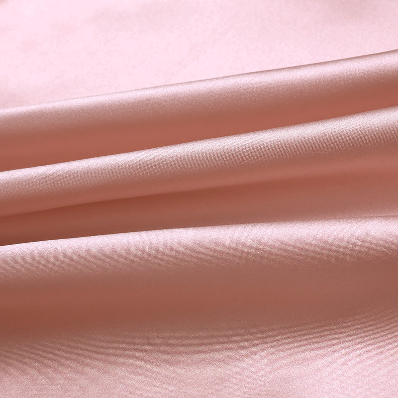 Pale Blush 100% Pure Mulberry Silk Fabric 19mm 44" Width Pre-Cut Silk Fabric
