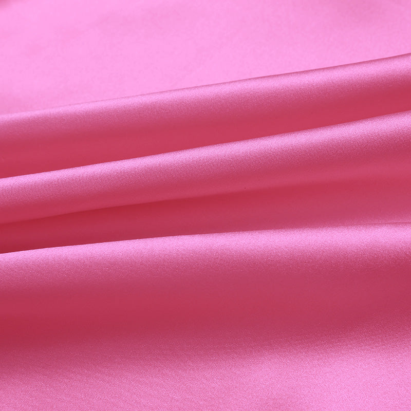 Pink 100% Pure Mulberry Silk Fabric 19mm 44" Width Pre-Cut Silk Fabric
