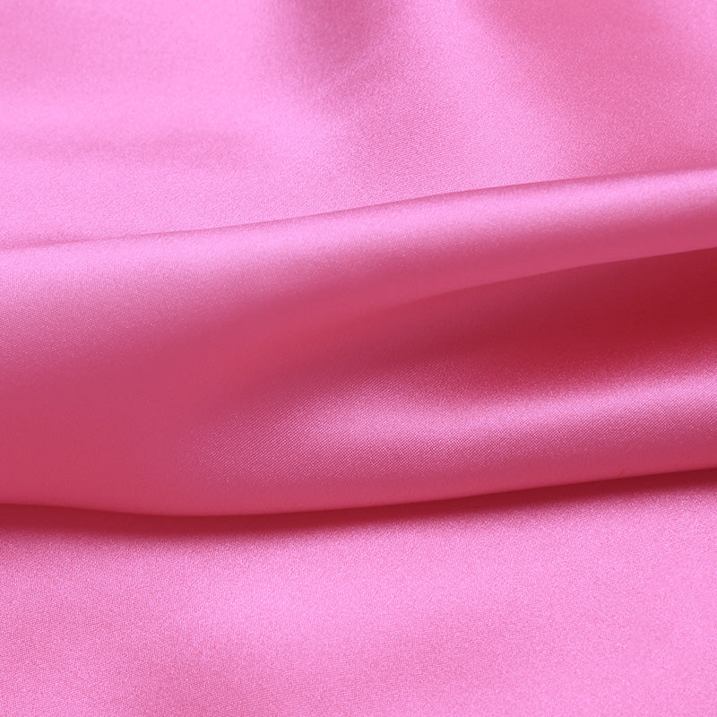 Pink 100% Pure Mulberry Silk Fabric 19mm 44" Width Pre-Cut Silk Fabric
