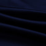 Super Dark Blue 100% Pure Mulberry Silk Fabric 19mm 44" Width Pre-Cut Silk Fabric
